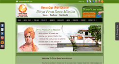 Desktop Screenshot of divyaprem.co.in